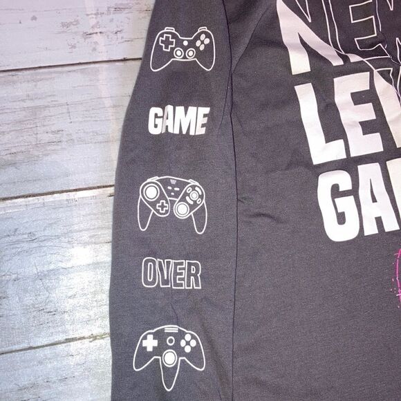 Boys Long Sleeve Cotton Shirt & Fleece Jogger Pants 2-Piece Set Size XS (4/5) - Picture 4 of 7